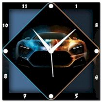  Amore Fantasy Car Analog Wall Clock (Multicolor) 