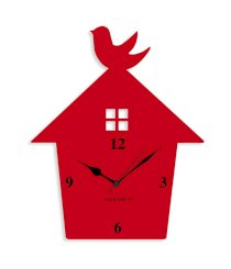 Blacksmith Red Laminated Aluminium Nest Home Wall Clock