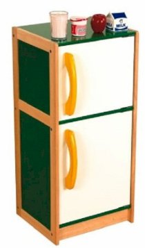Guidecraft Hardwood Color-Bright Refrigerator