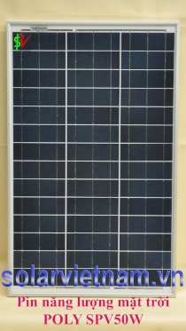 Pin năng lượng mặt trời Poly SPV50P