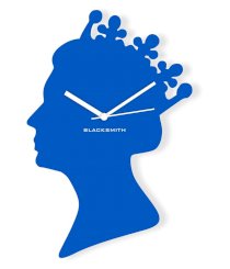 Blacksmith Blue Laminated Aluminium Queen Wall Clock