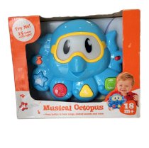 Chú bạch tuộc vui nhộn Musical Octopus Navy Star