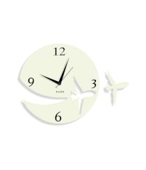 Blacksmith White Laminated Aluminium Aeroplane Wall Clock