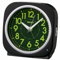 SEIKO CLOCK ( Seiko clock ) automatic lights alarm clock ( black ) corner KR889K