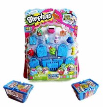 Shopkins 12 Pack With 2 Blind Basket Bundle -Styles Will Vary