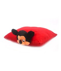 Glitz Baby Red 2 In 1 Toy Mickey Mouse Pillow