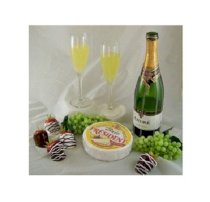 Realistic Fake Replica Group of Champagne, Cheese & Food!