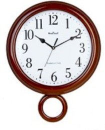  Wood Craft W-132P Analog Wall Clock (Rose Wood) 