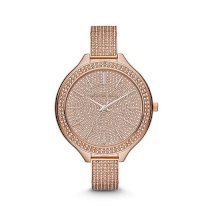 Đồng hồ Michael Kors Slim Runway Pave Rose Gold-Tone Watch MK3251