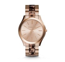 Đồng hồ nữ Michael Kors Runway Rose Gold-Tone Acetate Watch MK4301
