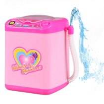 Holy Stone Mini Electric Washing Machine Pretend Play Toy for Girls Color Pink