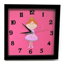 Magique Creations Princess Black Wall Clock MA977DE89VQOINDFUR