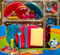 KidsStuff Dish Washing Play Set with Rack