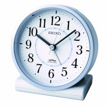  SEIKO CLOCK ( Seiko clock ) radio analog alarm clock ( pale blue ) KR328L