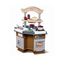 Little Tikes Sizzle 'n Pop Kitchen, Brown/Tan