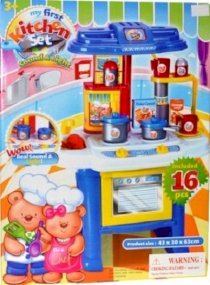 My First Kitchen Play Set 16 pc 24" tall