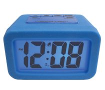 Advance Time Technology Silicone LCD Alarm Clock with Matching Backlight, Blue