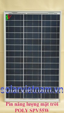 Pin năng lượng mặt trời Poly SPV55P