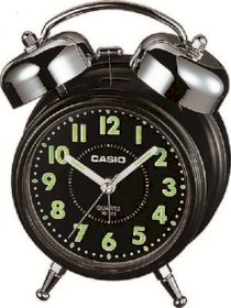  Casio TQ-362-1ADF Analog Clock (Black) 