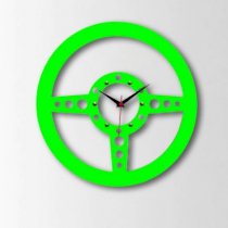  Timeline Steering Wheel Wall Clock Green TI104DE50ZLDINDFUR