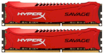 Kingston Savage Memory Red (HX324C11SRK2/16) - DDR3 - 16GB (2 x 8GB) - Bus 2400MHz - PC3 19200 kit CL11 Intel XMP DIMM