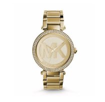 Đồng hồ nữ Michael Kors Parker Pavé Gold-Tone Watch MK5784