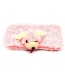 Glitz Baby 2 In 1 Toy Puffy Cute Dog Pillow Pink For Girls