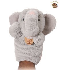 Dimpy Elephant Hand Puppet - 25 cm