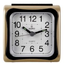  Horo HR098-003 Analog Clock (Golden, Black) 