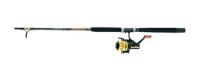 Daiwa BG60/BG701MRS Black Gold 60 Reel Mounted on a 7 Feet Medium Black Gold Rod