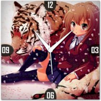  Amore Aisaka Taiga Toradora Analog Wall Clock (Multicolor) 