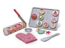 Melissa & Doug Slice and Bake Christmas Cookie Play Set, Lark, Amuse, Trifle, Twiddle