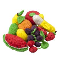 Camden Rose Knitted Play Food Set - Fruit Variety, 12 Pieces