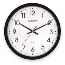  GENEVA 5H495 Clock, Quartz, Round