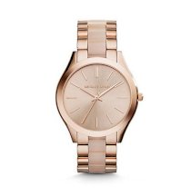 Đồng hồ nữ Michael Kors Slim Runway Rose Gold-Tone Acrylic Watch MK4294