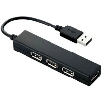 Bộ chia USB 4 cổng Elecom U2H-SS4BBK