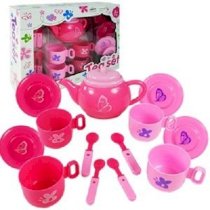 14 Pc Beauty Butterfly Kitchen & Tea Sets for Kids