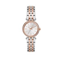 Đồng hồ nữ Michael Kors Petite Darci Silver and Rose Gold-Tone Watch MK3298