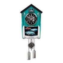 Ford Thunderbird Cuckoo Clock Lights Up With Revving Sound - By The Bradford Exchange