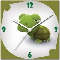 StyBuzz Lazy Turtle Analog Wall Clock