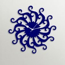 Timezone Modern Chakra Wall Clock Dark Blue TI430DE23YLGINDFUR