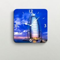 FurnishFantasy Beautiful Burj Al Arab Wall Clock FU355DE36JFNINDFUR