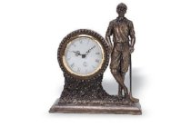 Gentleman Golfer Clock Bronze Finish Desk Shelf Clock AG011106