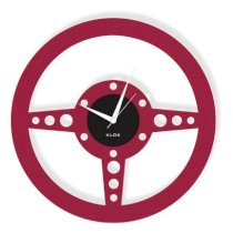Klok Steering Wheel Wall Clock Lilac KL593DE17AIOINDFUR