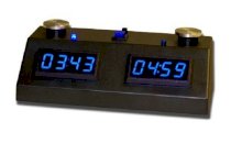 ZMF-II Chess Clock - Black with Blue Led