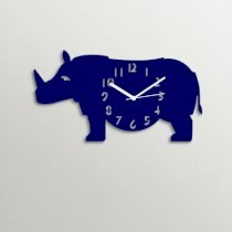 Timezone Hippo Wall Clock Dark Blue TI430DE84YULINDFUR