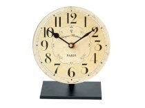 Floating Circus Table Clock, 5-Inch, Flottant Cream