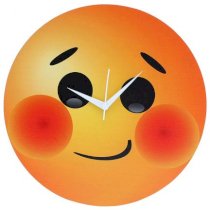 Crysto Blushing Smiley Wall Clock CR726DE26XSFINDFUR