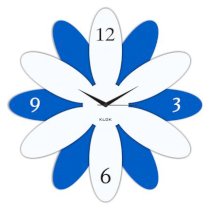 Klok Sunflower Wall Clock Light Blue And White KL593DE11AMQINDFUR