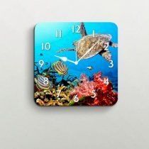 FurnishFantasy Sea Turtle Wall Clock FU355DE42JQVINDFUR